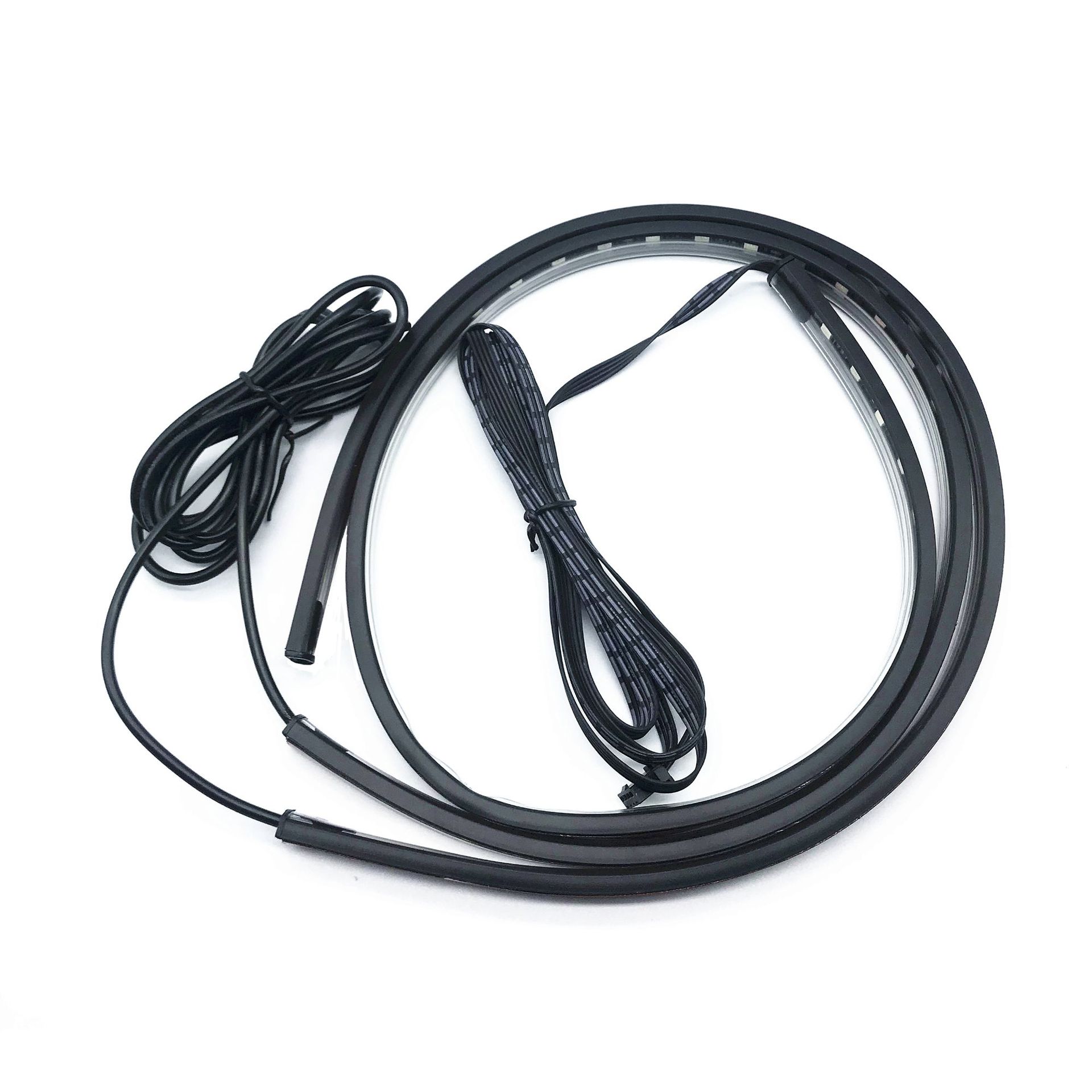 Car chassis light led waterproof 90X120 one-to-two chassis voice-controlled atmosphere light chassis horse running light colorful