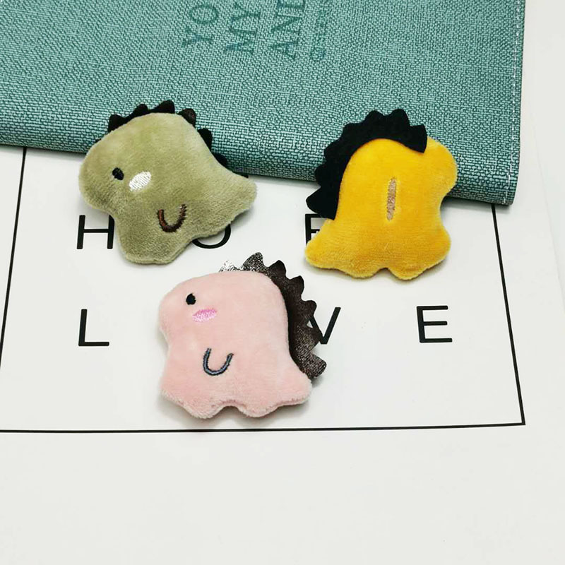 Japanese Style Cute Cartoon Multicolor Dinosaur Brooch Creative Cartoon Mini Doll Pendant Clothes Bag Fashion Pin