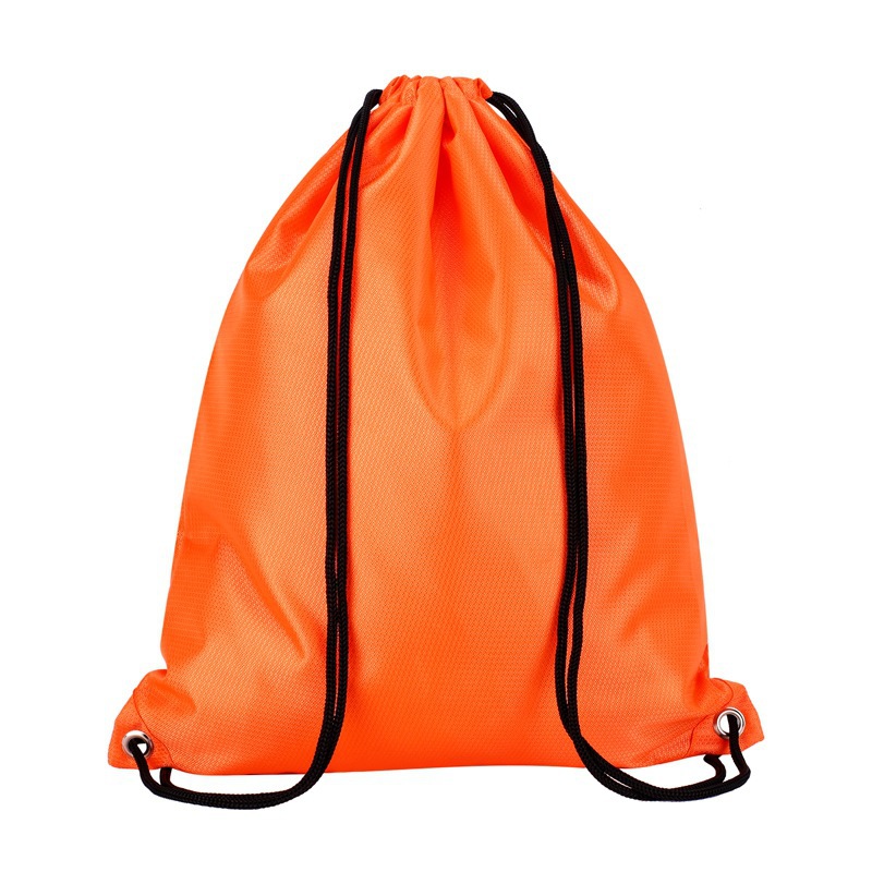 Customized Drawstring Bag, Drawstring Flap Pocket Pants, Waterproof and Environmentally Friendly Polyester Material, Printed Logo, Outdoor Backpack Multi-Purpose