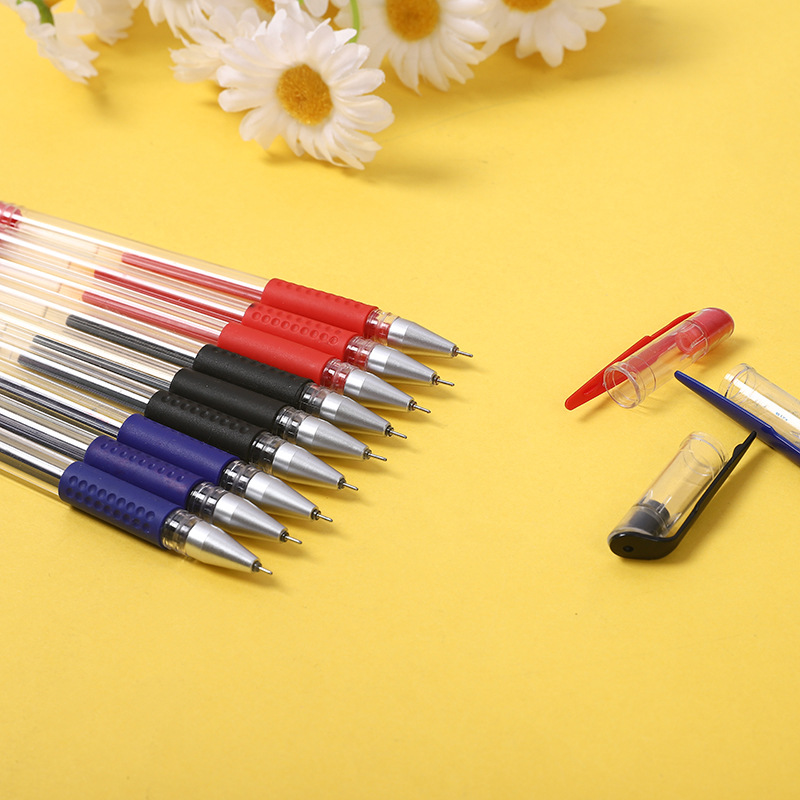 Stall hot sale European standard gel pen 0.5 bullet refill office stationery wholesale student needle head signature pen