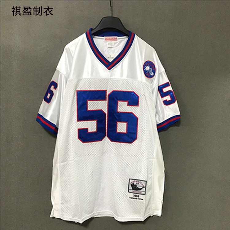 European and American Summer Quick-drying Polyester Mesh Hole Cloth Moisture-wicking Pic Embroidered Letter Short-sleeved Rugby Sportswear