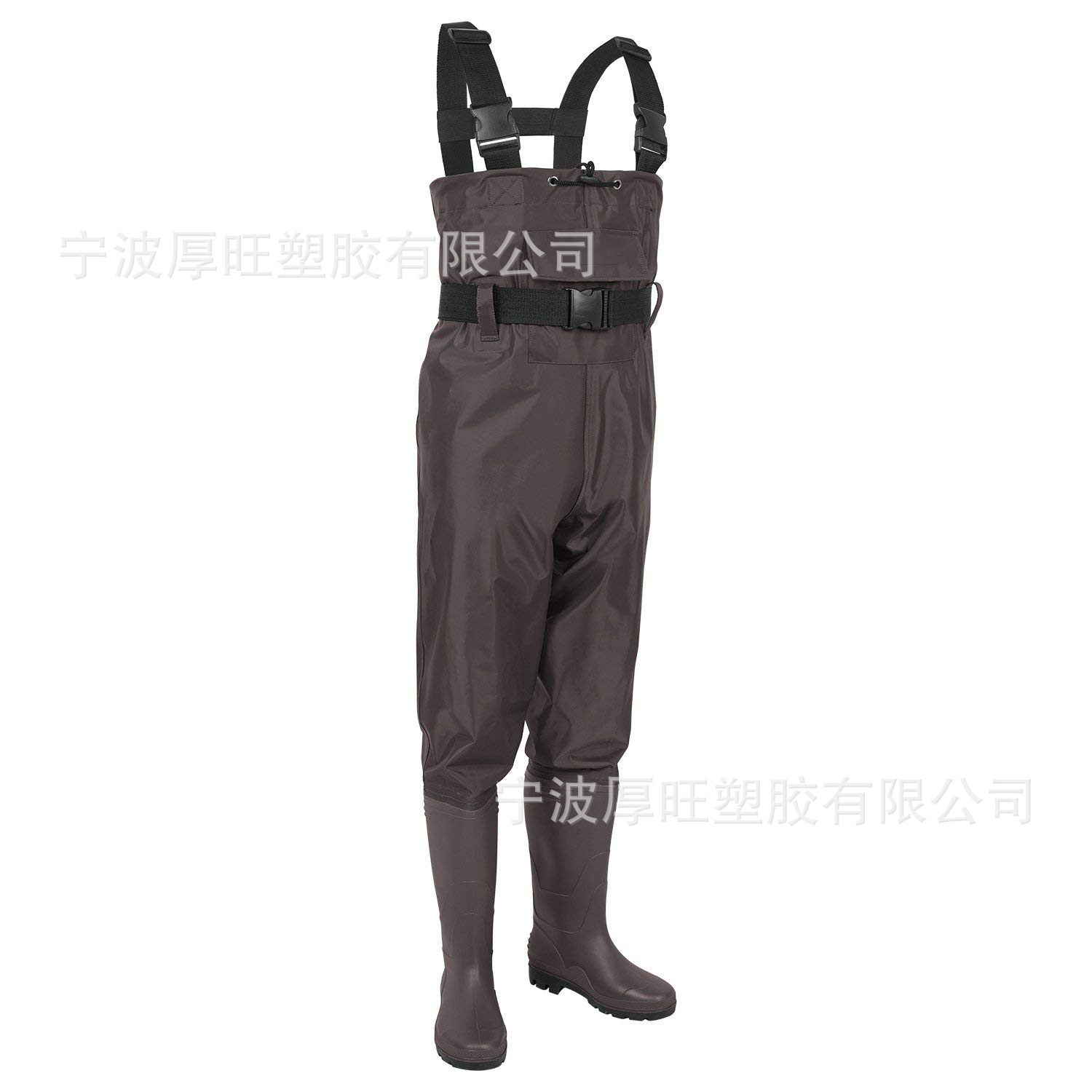 Thickened Half-Length One-Piece Nylon Waders, Fishing Suits, Wading Pants, Fishing Suits, Waterproof Pants, Fishing Pants, Water Fork Pants
