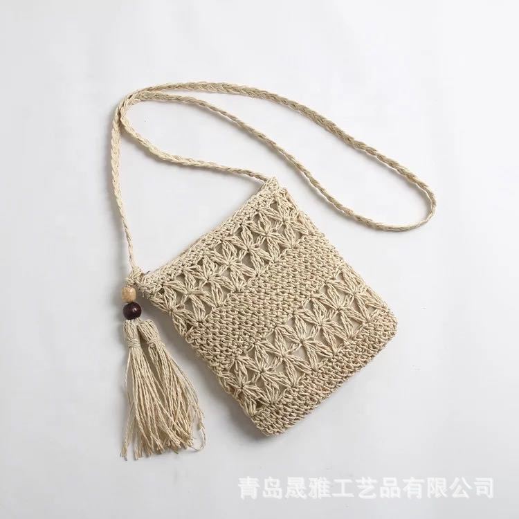 Bohemian Style Fashion Beach Bag New Style Straw Woven Bag European and American Popular Woven Bag