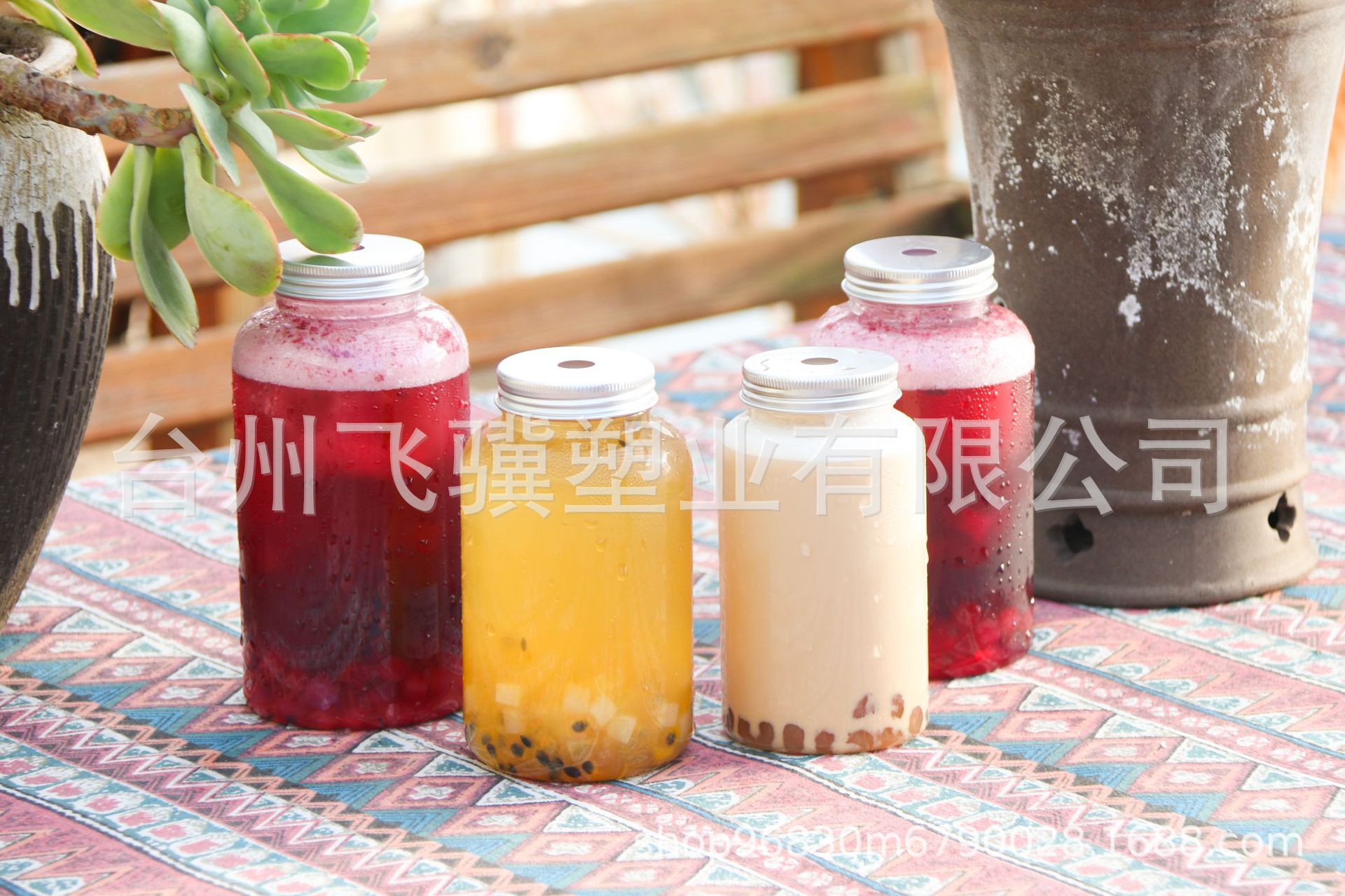 53 Mouth Beverage Bottle Straight Pet Bottle 650Ml500Ml 450ml 400ml Milk Tea Bottle Plastic Can