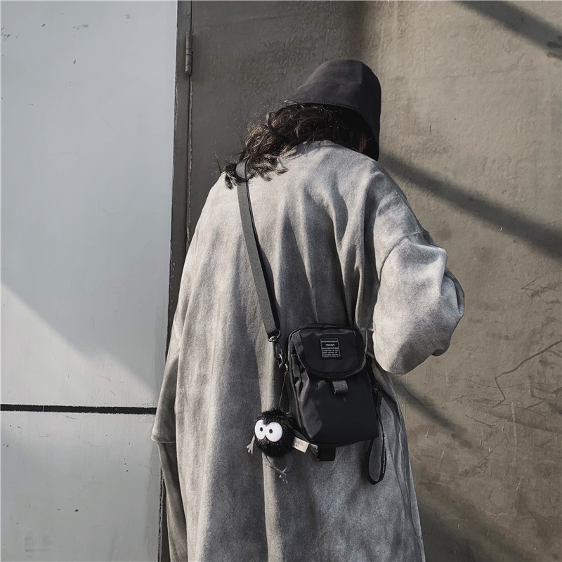 2020 New Crossbody Bag Couple Shoulder Bag Japanese Style Casual Men's Sports Workwear Backpack Functional Style Shoulder Bag