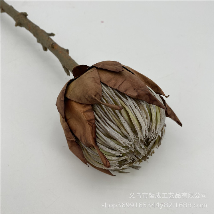 Artificial Flower dried tropical plant Emperor flower artificial flower living room floor flower decoration dining table model room flower arrangement