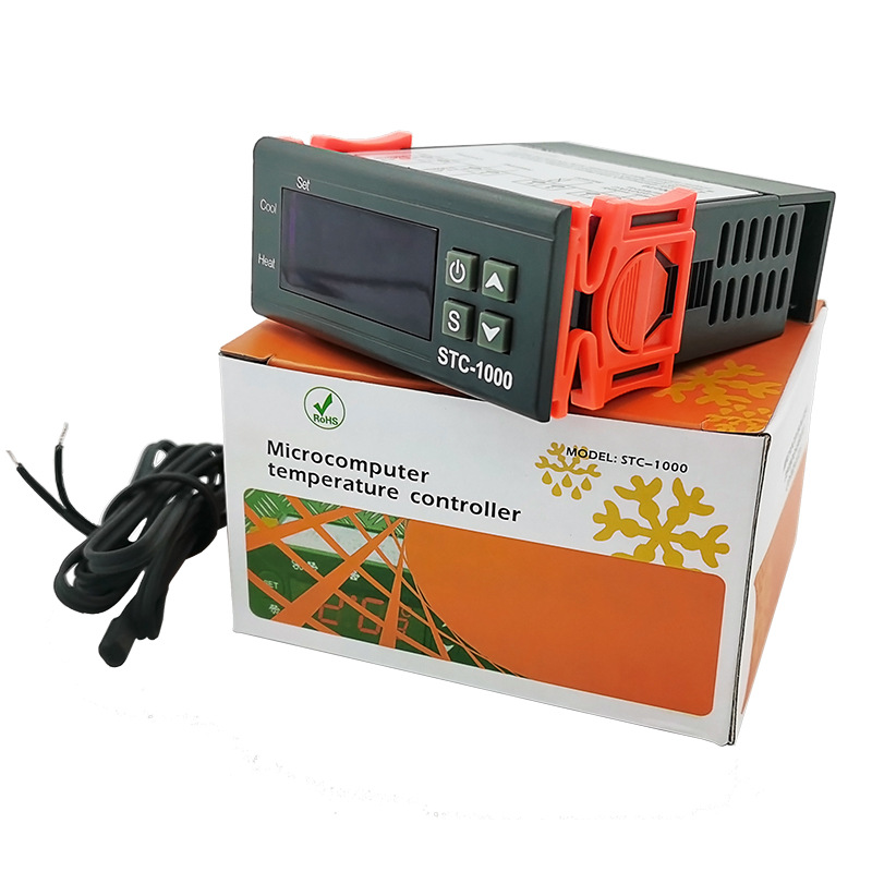 Thermostat Stc-1000 Aquarium Hatching Seafood Machine Digital Digital Display Microcomputer Temperature Controller Switch