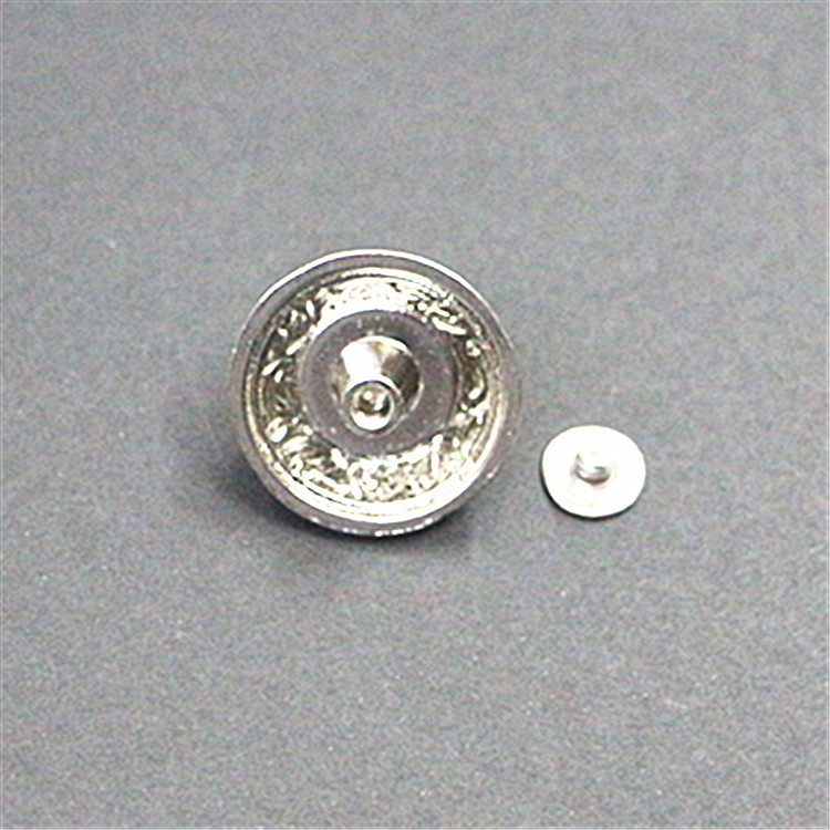 Luggage Buckle Leather Goods Leather Art Decorative Buckle Handmade DIY Cloth Buckle Screw Coin Buckle Ancient Silver White Qinggu Accessories