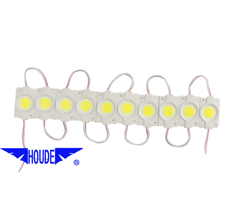 12v round COB module LED Injection module single lamp 2.4W advertising lighting signboard lighting lamp wholesale White Light