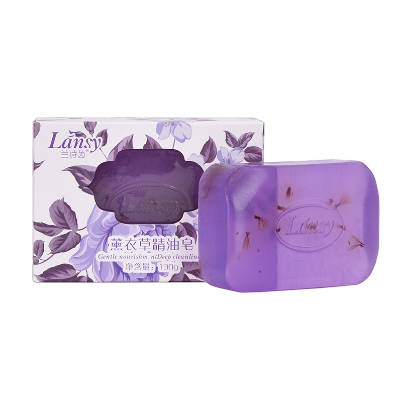 Lavender handmade soap essential oil soap face washing soap facial cleansing soap bath soap exfoliating hydrating moisturizing shrink pores