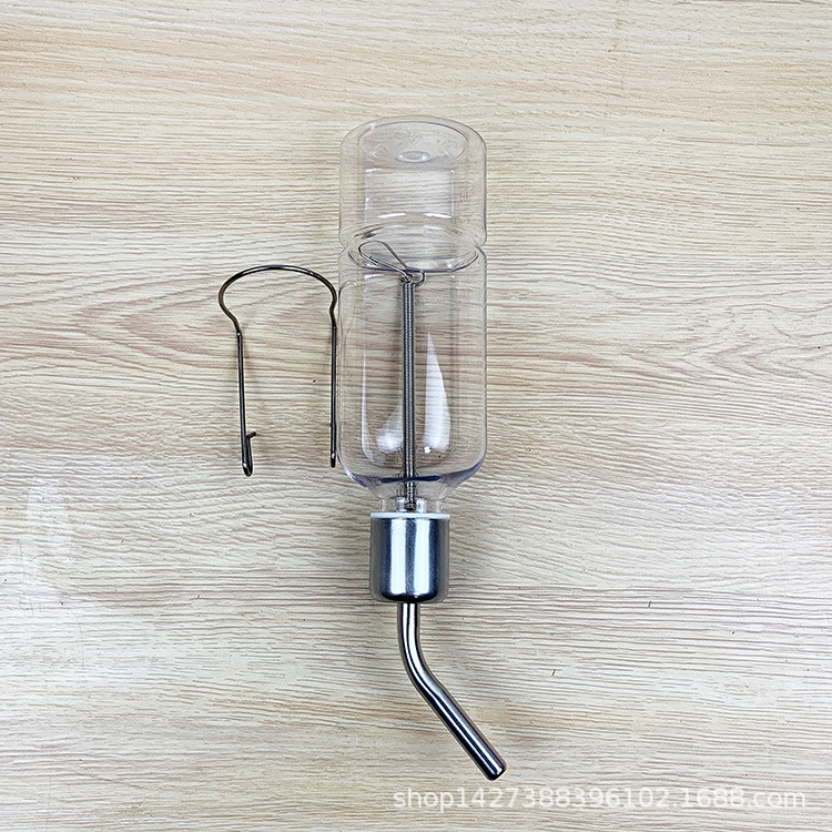 Pet Stainless Steel Ball Hanging Drinker Hamster Totoro Dog Automatic Drinker Rabbit Kettle Pet Supplies