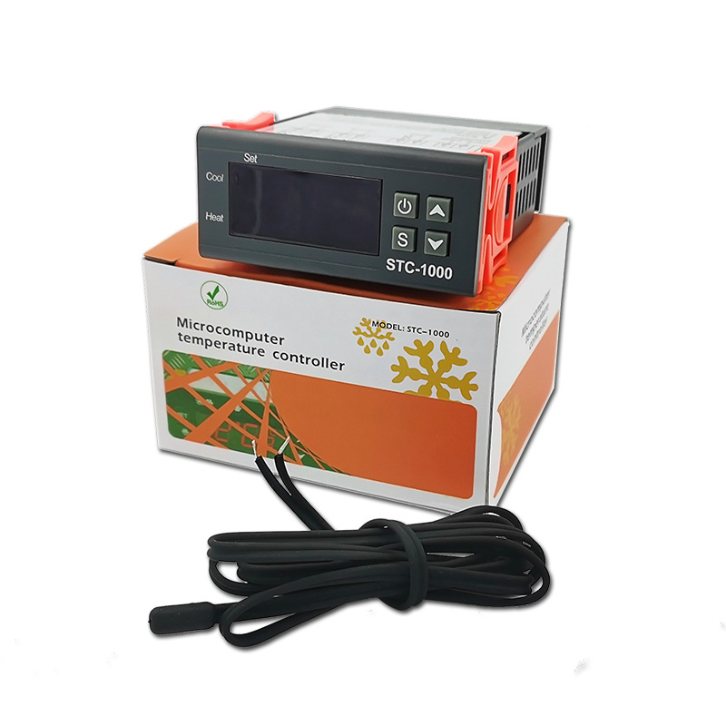 Thermostat Stc-1000 Aquarium Hatching Seafood Machine Digital Digital Display Microcomputer Temperature Controller Switch