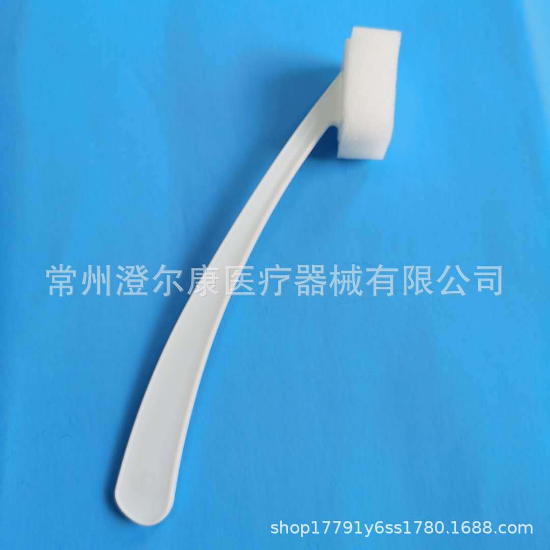 Factory Direct sale disposable medical straight handle disinfection brush sponge brush skin preparation brush medical equipment cleaning brush