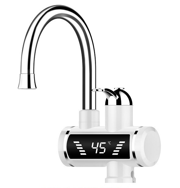 New digital display instant heating electric faucet three seconds fast hot hot and cold dual-use factory wholesale