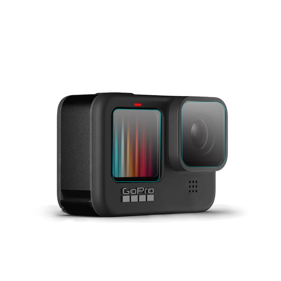for gopro12/11/10/9 Tempered Film Sports Camera Screen Protection Glass Front and Rear Film Hd Film