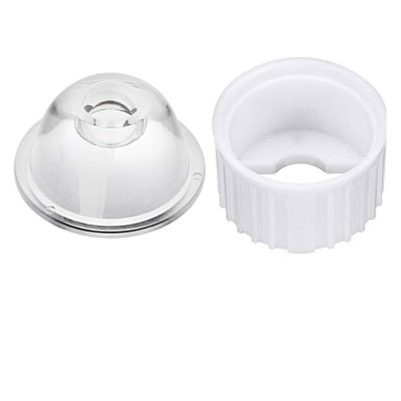 Factory supply 5050 lens round convex milk White 90 degrees suitable for Line light point light source Wall washer lens PC material