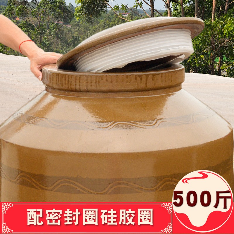 Supply 250kg Sealed Wine Cylinder Sichuan Stoneware Wine Cylinder Rong County Mingfeng Tao Industry Factory Direct Sales Whole Car Delivery