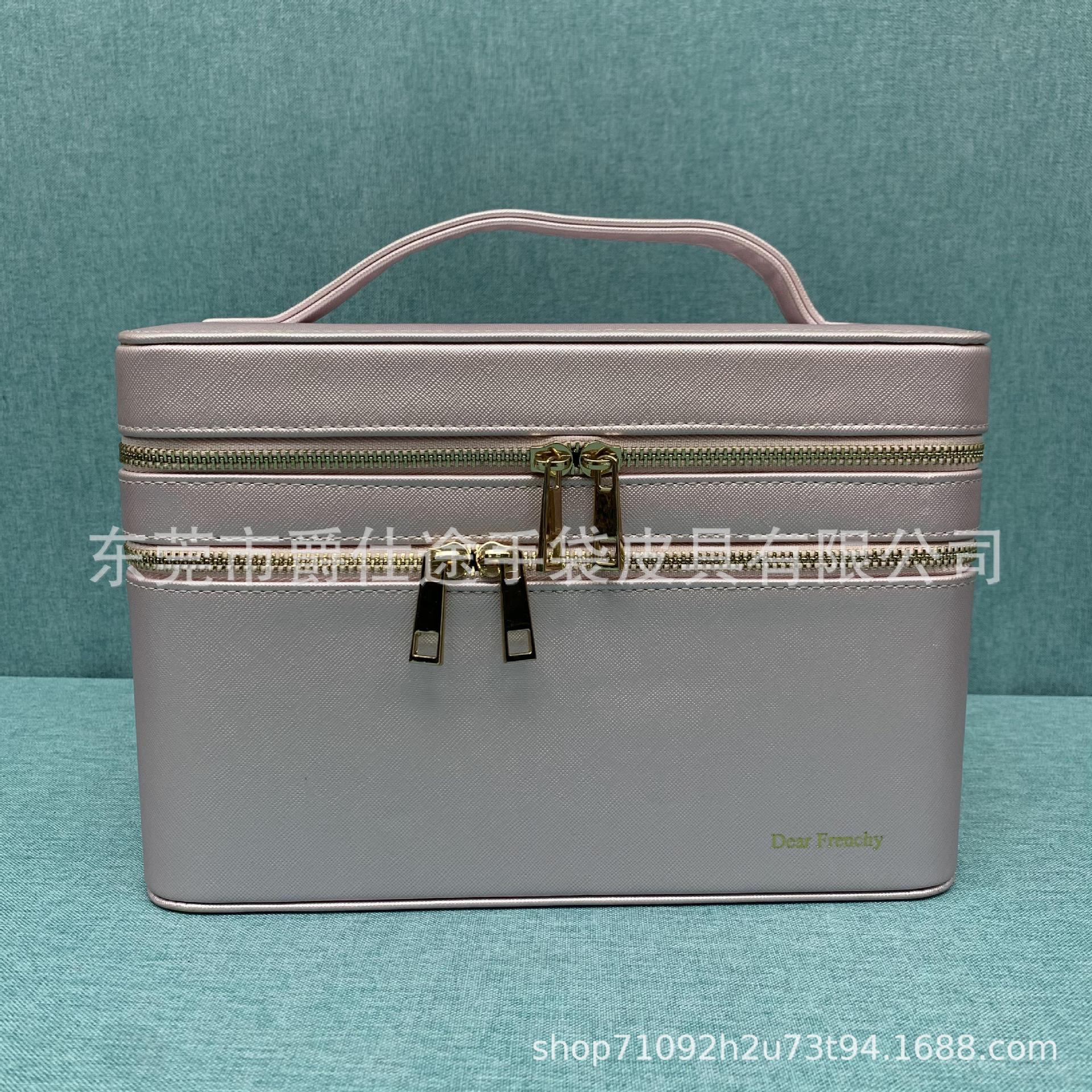 Производитель на заказ многофункциональная ювелирная коробка из ПУ, экологически чистая водонепроницаемая коробка для хранения, трехслойная косметичка