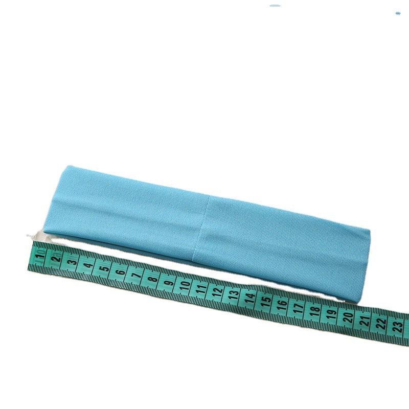 Factory direct European and American style yoga hair band Sports turban elastic milk silk headband can be customized logo