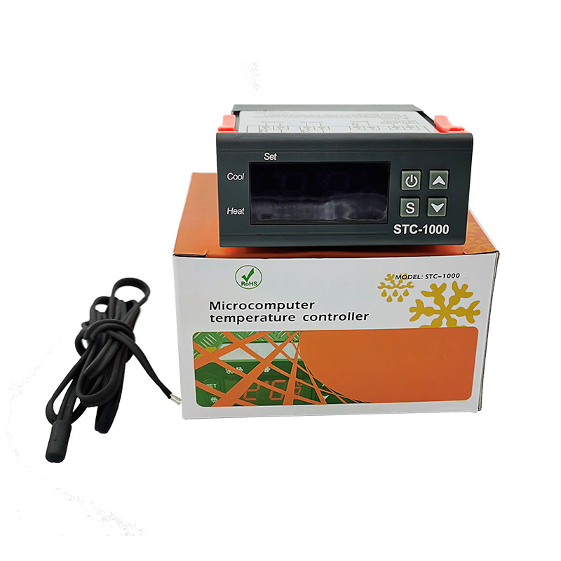 Thermostat Stc-1000 Aquarium Hatching Seafood Machine Digital Digital Display Microcomputer Temperature Controller Switch