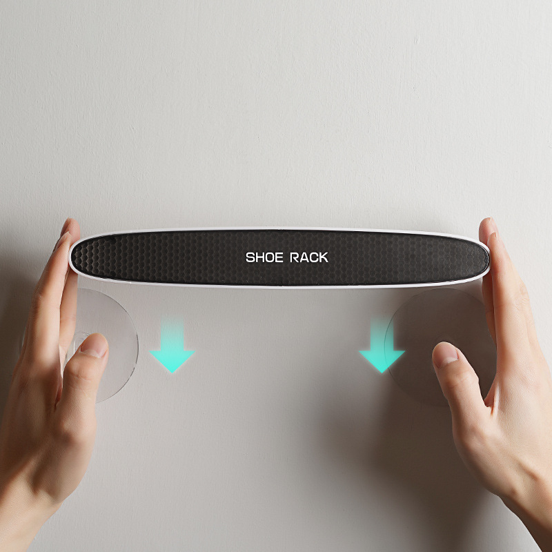 Bathroom Honeycomb Slipper Rack Wall-mounted Wall-mounted Toilet Storage Artifact Toilet Punch-free Shoe Rack Storage Rack