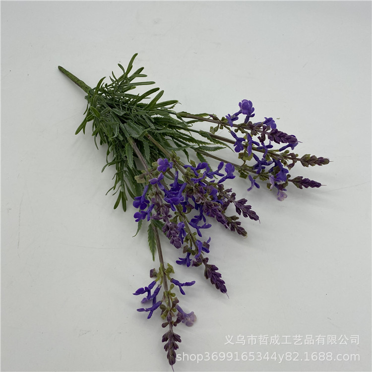 American country lavender artificial flower artificial flower decoration modern fresh bouquet home living room shop decorative flower