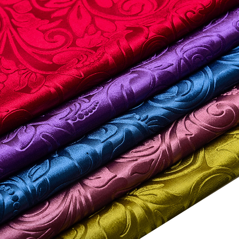 Factory gold velvet padded 3D embossed fabric soft bag hard bag Chinese sofa fabric wholesale