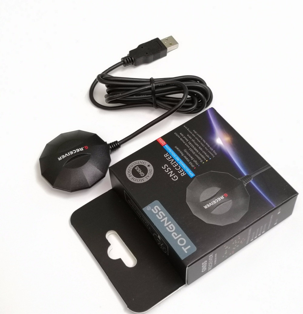 GNSS100B waterproof USBGPS receiver module network optimization water conservancy measurement high-speed rail test NMEA0183