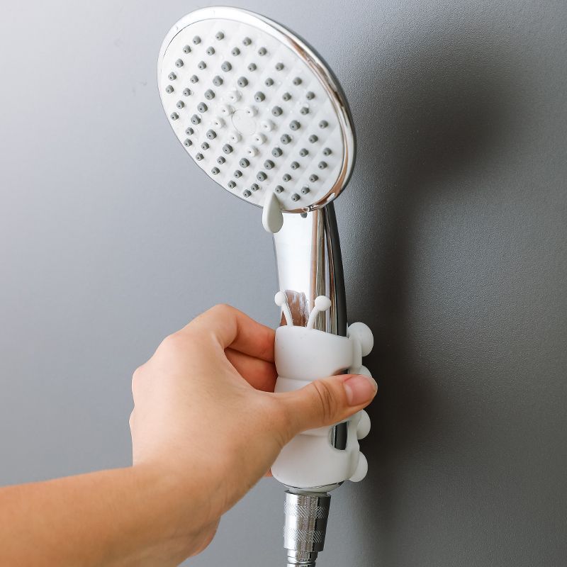 Shake the sound of the same type of shower sucker bracket non-perforated bathroom nozzle sucker stick shower head fixed