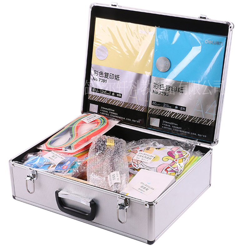 Psychological consultation room equipment group activity counseling box primary and secondary school group psychological game pull rod prop box