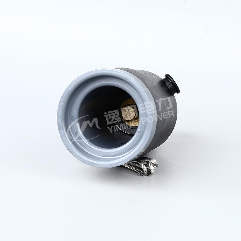 Plug-in head European-style YM-15/630A insulation cap separation with ground wire high voltage branch box ring net Cabinet Accessories