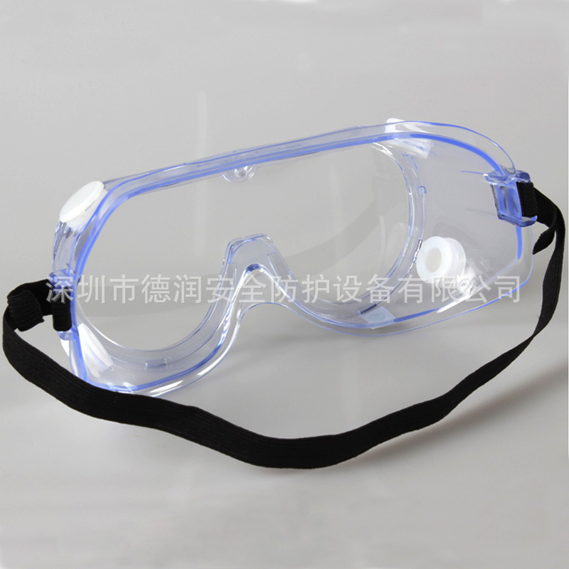 3M1621 transparent anti-chemical goggles laboratory anti-acid and alkali eye mask polishing anti-dust splash UV protection