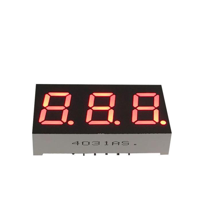 Factory Direct Sales 0.4inch Three-Digit Red Light Digital Tube 4301as Common Cathode/Bs Common Anode 0.4inch 3-Digit Red Light Digital Display