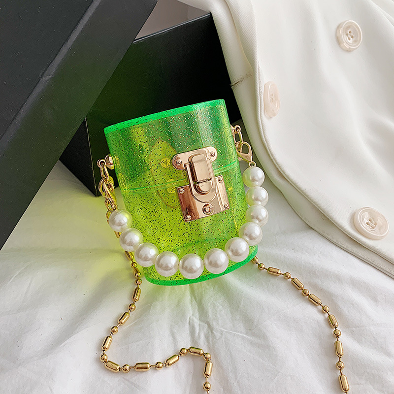 Модная мини-сумка 2020 года, летняя новая сумка с замком, перламутровая сумка из ПВХ