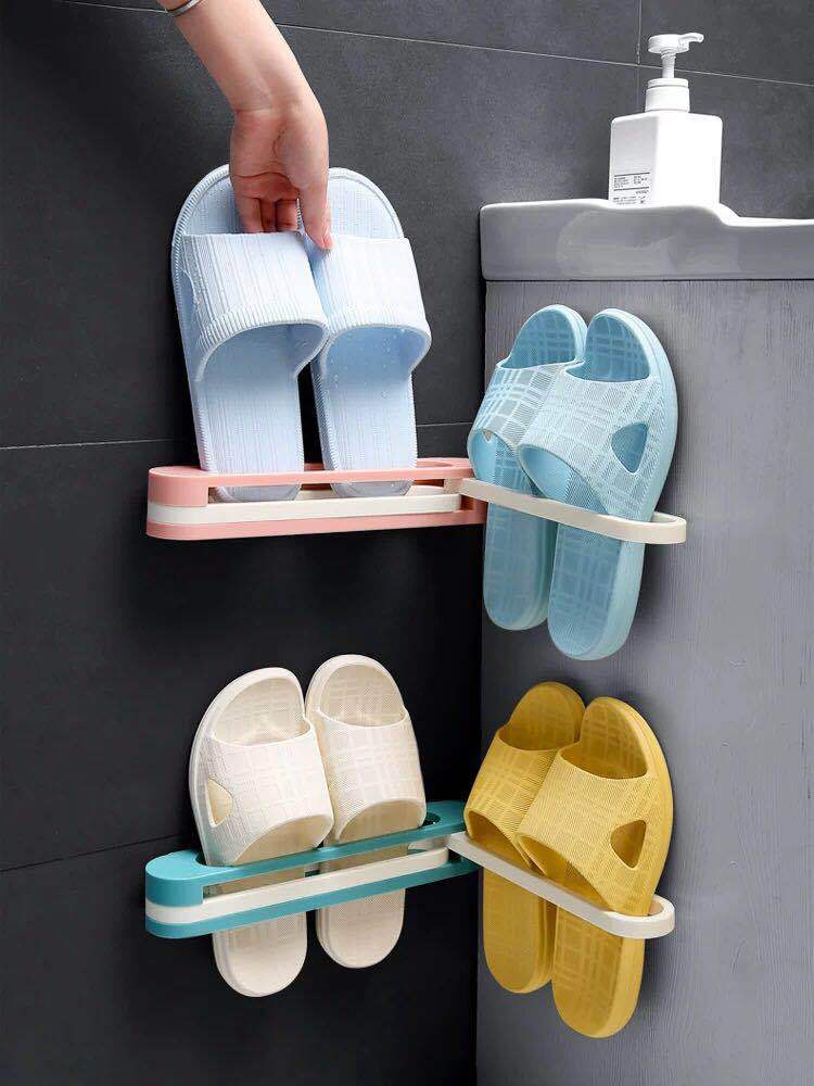 Factory Direct Three-in 90% Off Stack Shoe Rack Simple Shoe Rack Bathroom Slipper Rack Wall Hanging Slipper Rack Shoe Rack