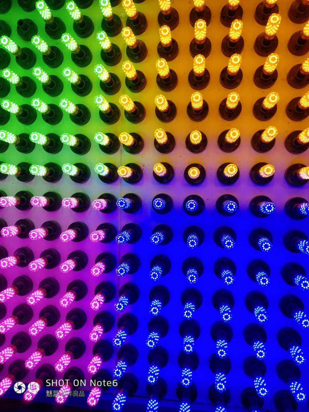 led bulb color light head strong corn light candle bulb red blue green pink energy saving RGB colorful color changing remote control