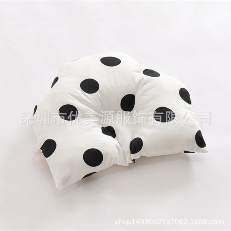 A28U Baby Pillow Newborn Pillow U-shaped Pillow Baby Pillow Anti-deflection Head Styling Pillow Cotton Baby One Piece Hair