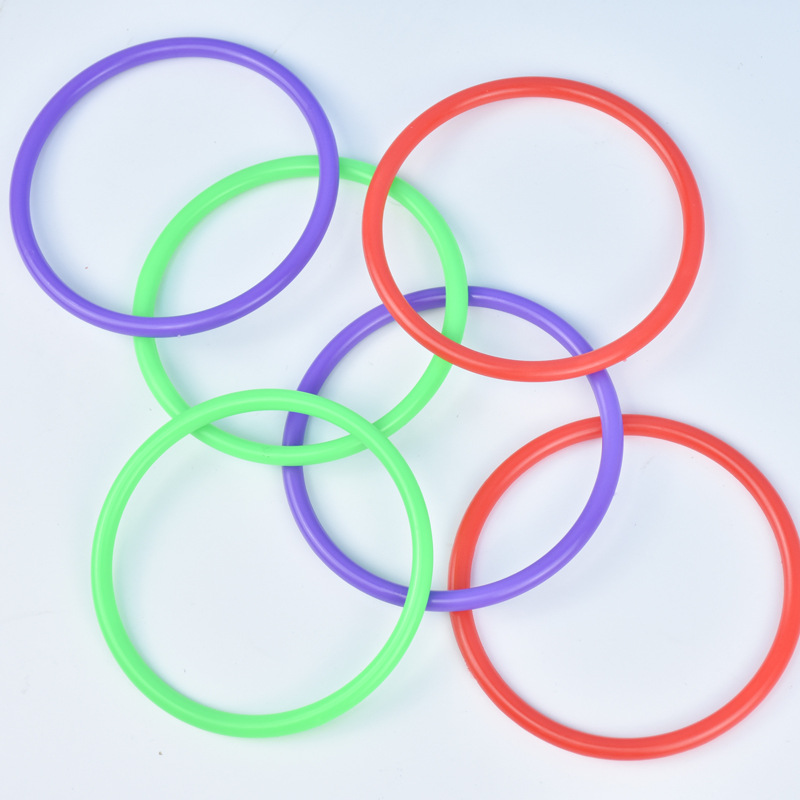 Night Market Stall Throwing Ring Activity Game Plastic Ring Thickened Solid Ring Factory Direct Sale
