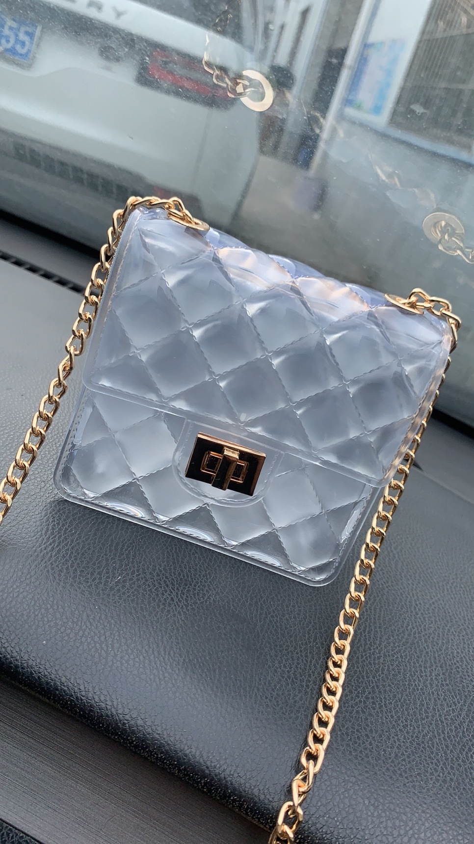 Women's Bag 2024 New Pearl Portable Mini Transparent Color Small Jelly Bag Fashion Casual Change Small Bag