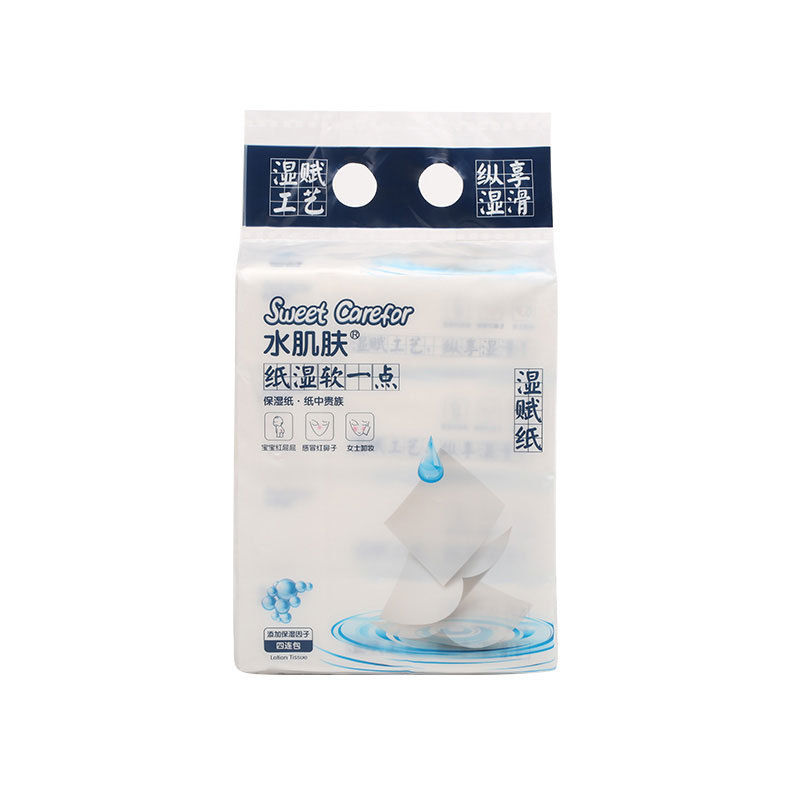 [Wholesale] water skin wet paper baby soft tissue newborn children tissue 405 pieces * 4 packaging