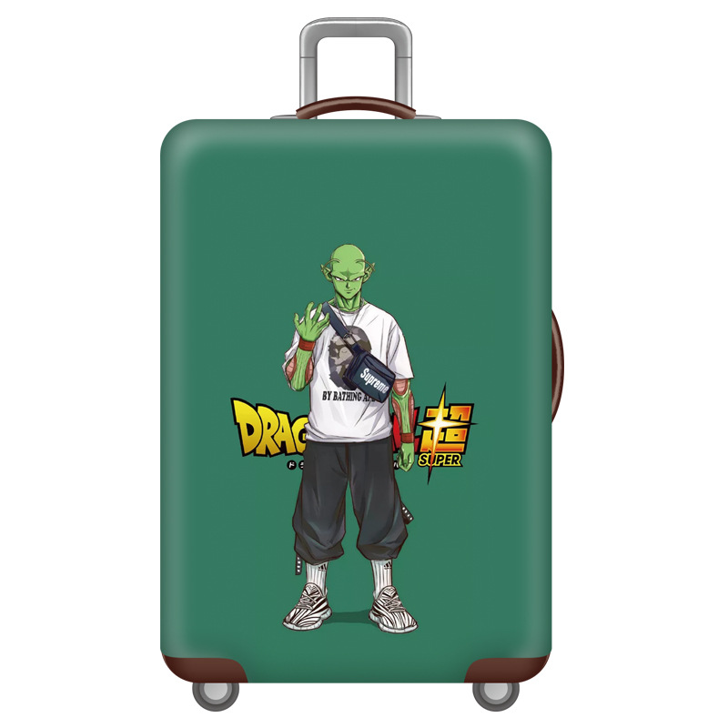Luggage case protective cover trolley case travel dustproof elastic cover bag 18-32 inch Dragon Ball kaw thick wear-resistant
