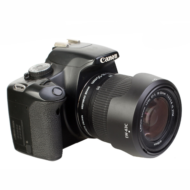 EW-63C hood for Canon 18-55 STM lens cover 100D 200D760D800D camera accessories