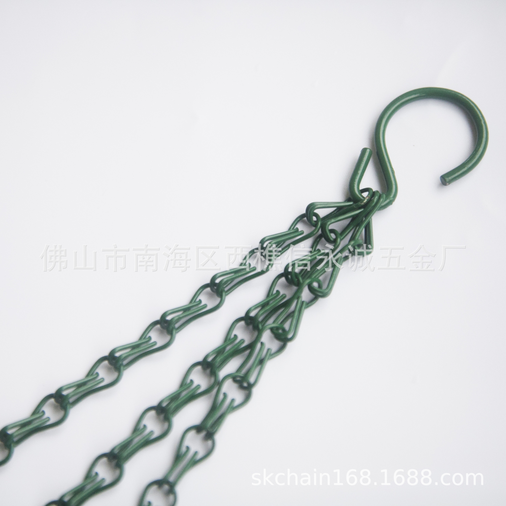 Flower Basket Hanging Chain Flower Pot Hanging Chain Wrought Iron Hanging Basket Chain Available in Multiple Colors