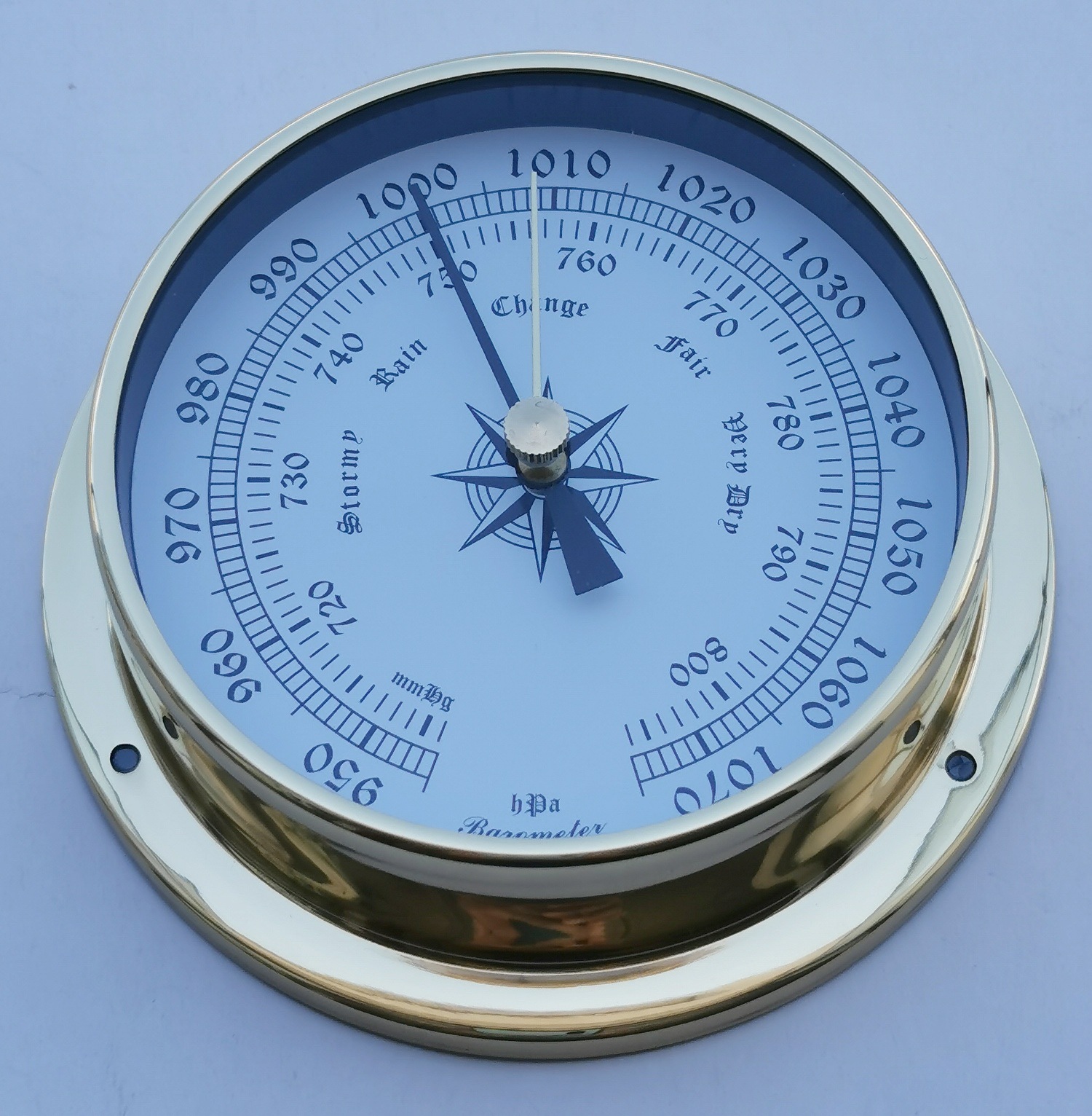 Барометр B9115-D115 с медной оболочкой (пустой коробочный барометр, барометр для лодки)