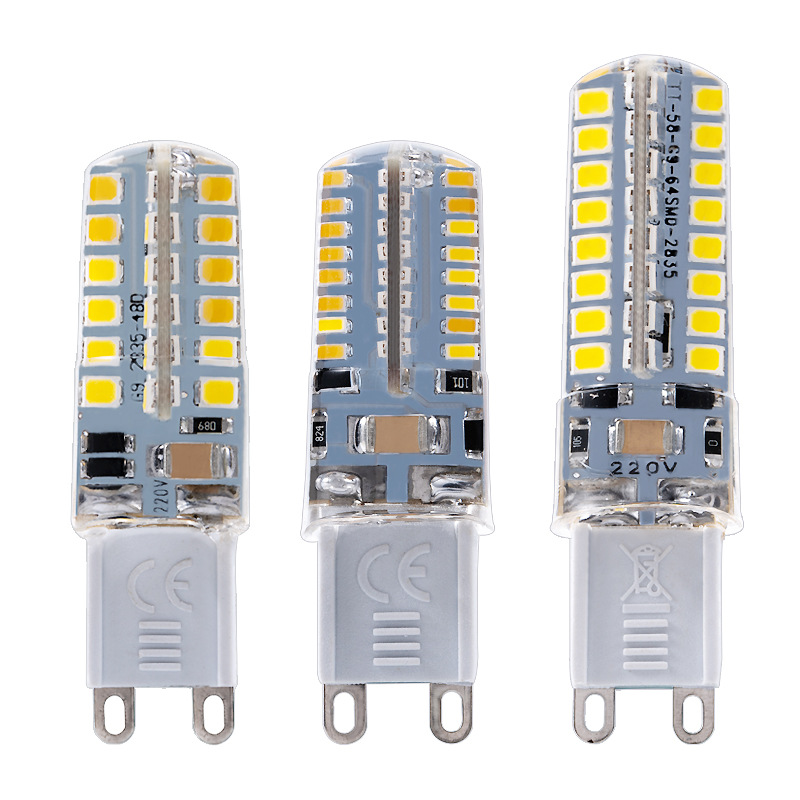 Ledg9 Lamp Bead Pin High Voltage Ac220V Crystal Lamp Plug Super Bright G9 Light Source Mirror Energy-Saving Corn Lamp Bead