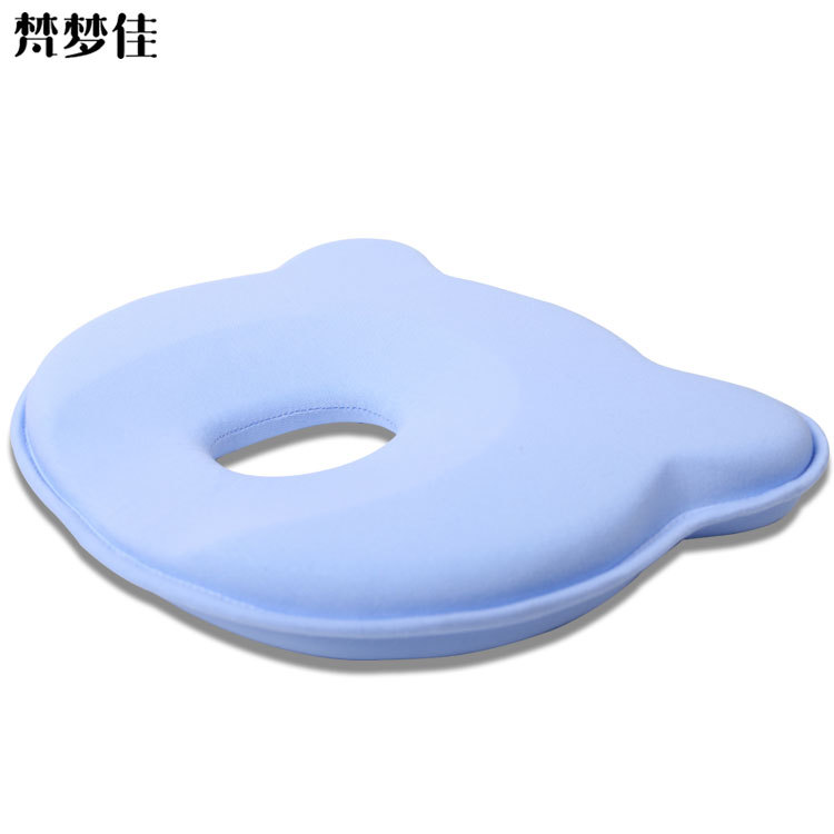 Summer cotton baby pillow correction head shape baby newborn sleep shaping memory pillow anti-deviation head manufacturers