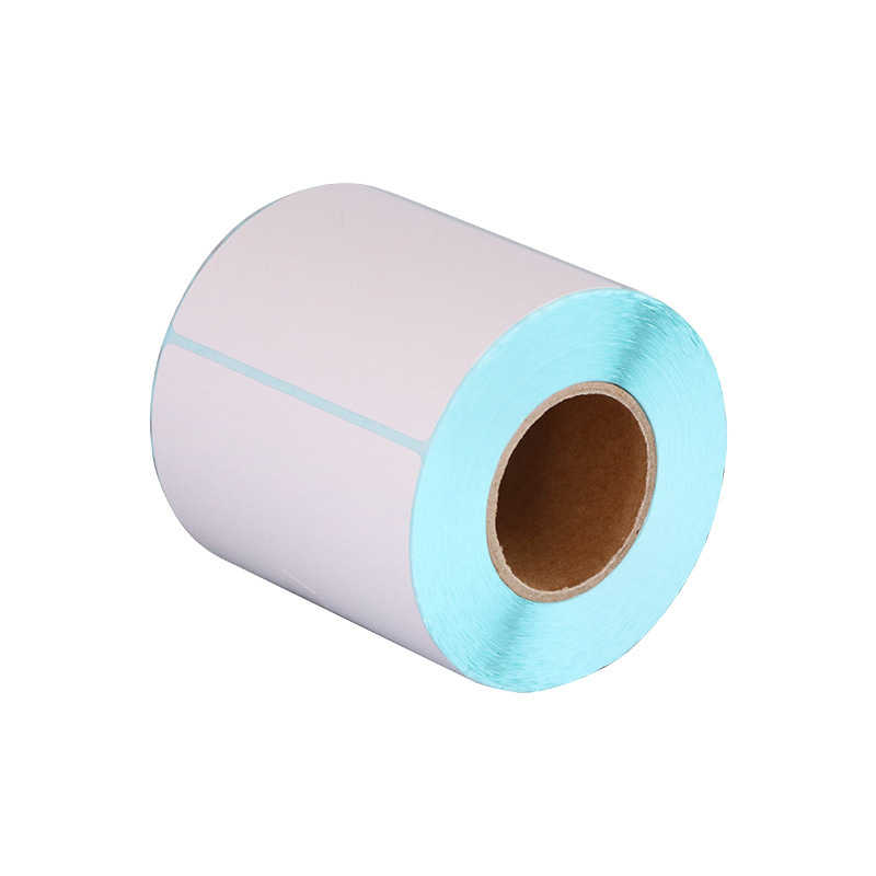 Factory wholesale single anti-thermal label paper 50*30*700 adhesive sticker bar code printing paper electronic scale label paper