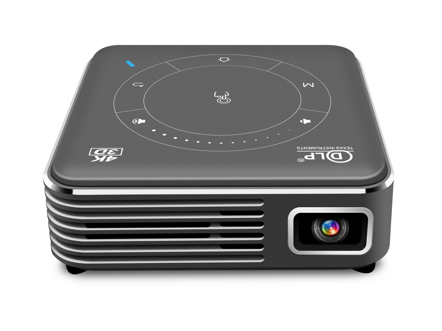 New Flap Pocket Pants Small P11 Projector 2g 16g HDMI Input Supports 3D Mobile Phone Simultaneous Frequency 4K Video Decoding