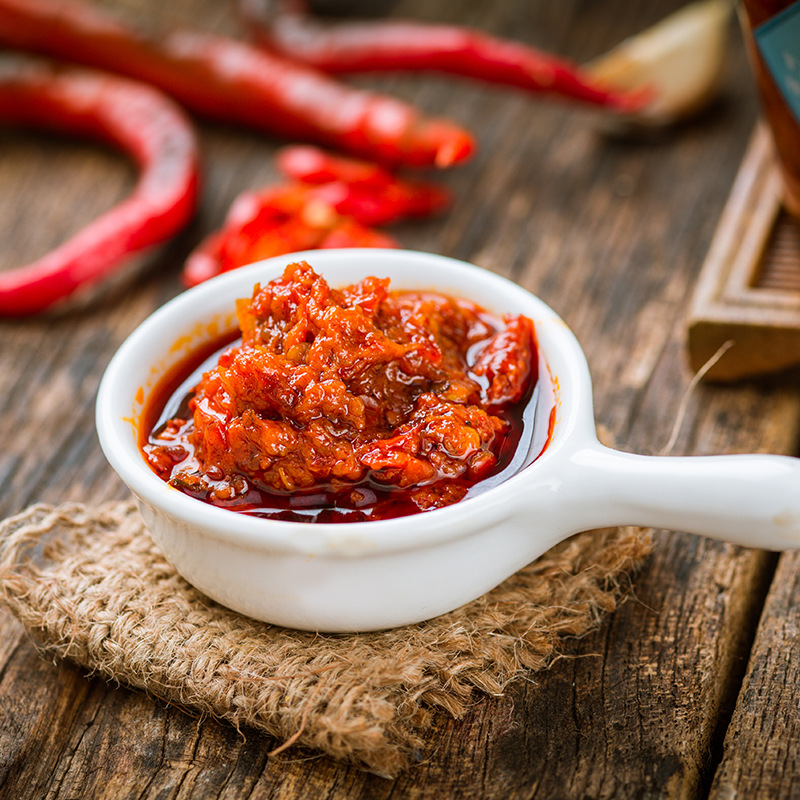 Hunan specialty Junjie sanspicy garlic and chili sauce chopped chili rice bibimbap salad chili sauce factory direct supply wholesale