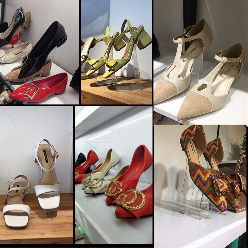 Jojell acrylic shoe display rack shoe support shoe rack shoe store display rack shoe support swing shoe bracket